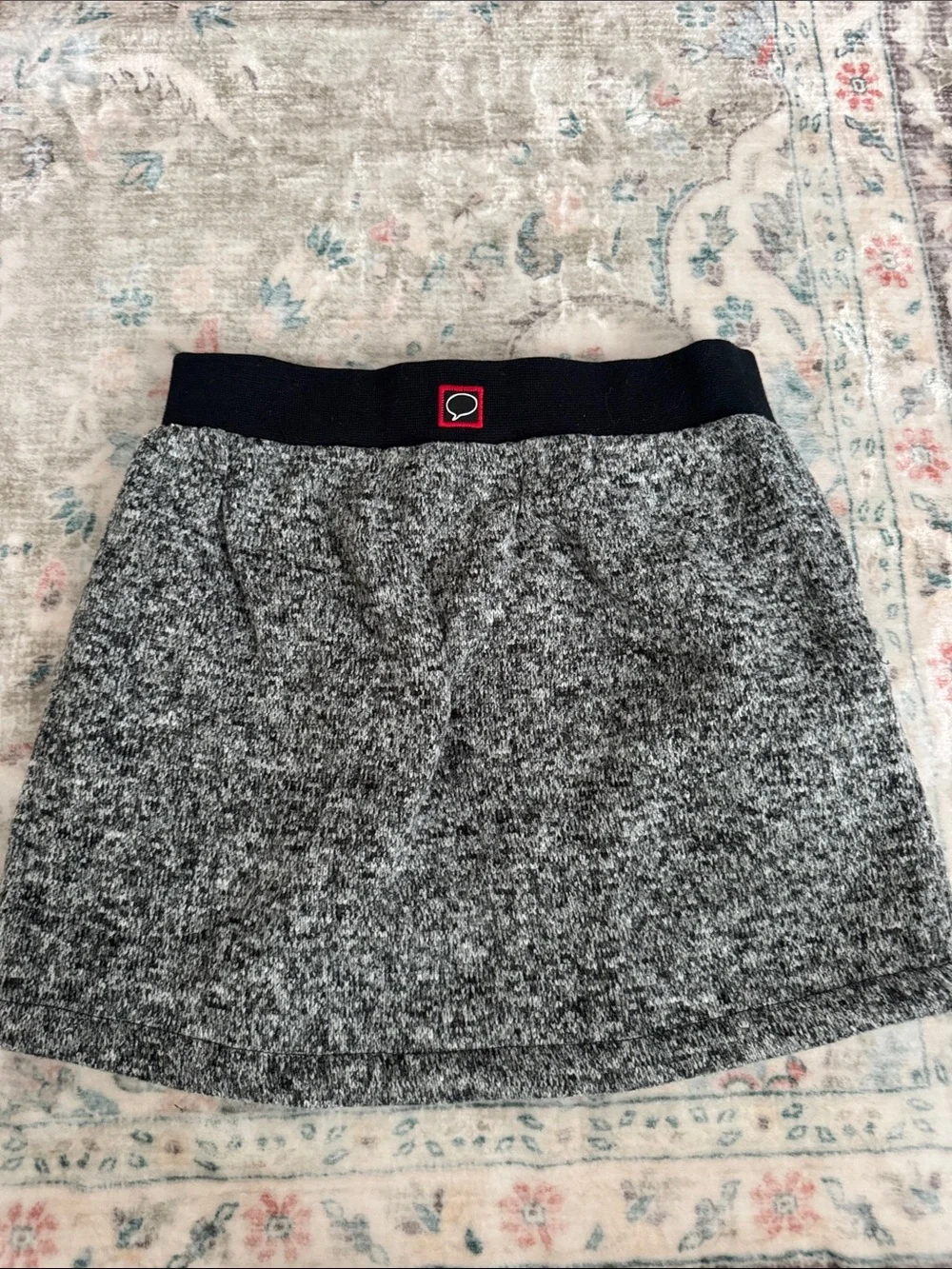 NWT** Gap Casual Gray Knit Drawstring Skirt